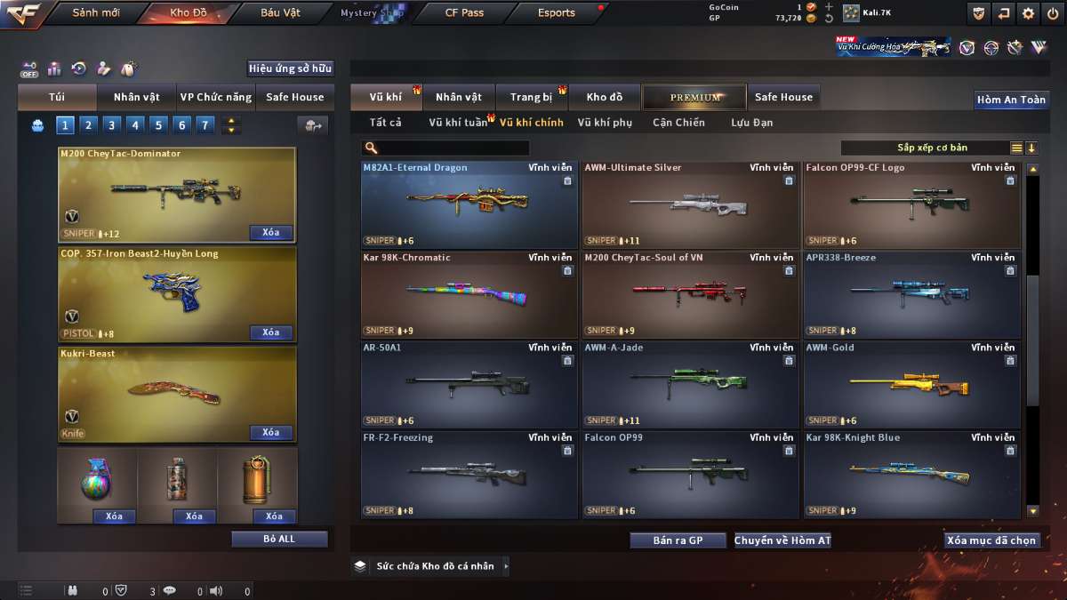 shop acc cf uy tin gia re